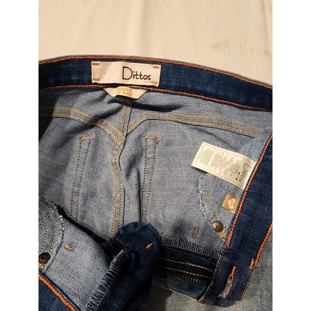 Dittos Womans Dark and Light Blue Skinny Jeans
